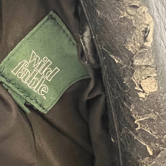 Wild Fable Black Faux Leather Jacket - Picture 2 of 2